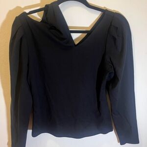 Express Long Sleeve Black Women's Top